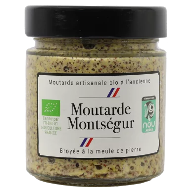 Moutarde à l'ancienne (certifié AB) | Assaisonnements-Condiments local - Un goût d'ici