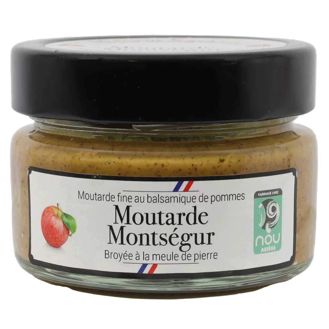 Moutarde fine au balsamique de pommes (certifié AB) | Assaisonnements-Condiments local - Un goût d'ici