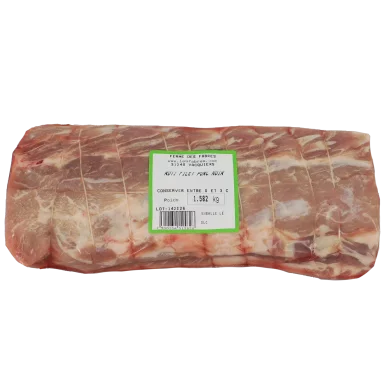 Porc noir - Roti dans le filet