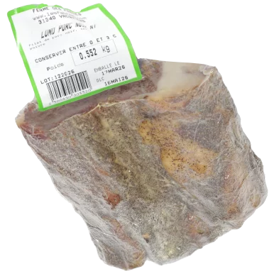 Porc noir - Lomo non tranché | Charcuterie local - Un goût d'ici