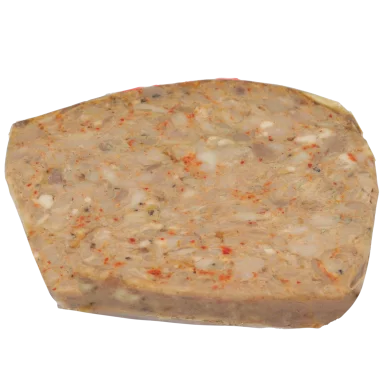 Poulet/ porc noir (certifié AB) - terrine au piment d'espelette | Poulet local - Un goût d'ici