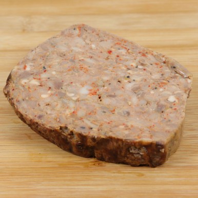 Poulet/ porc noir (certifié AB) - terrine au piment d'espelette | Poulet local - Un goût d'ici