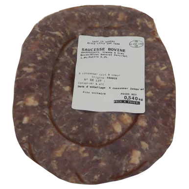 Veau rouge - Saucisse