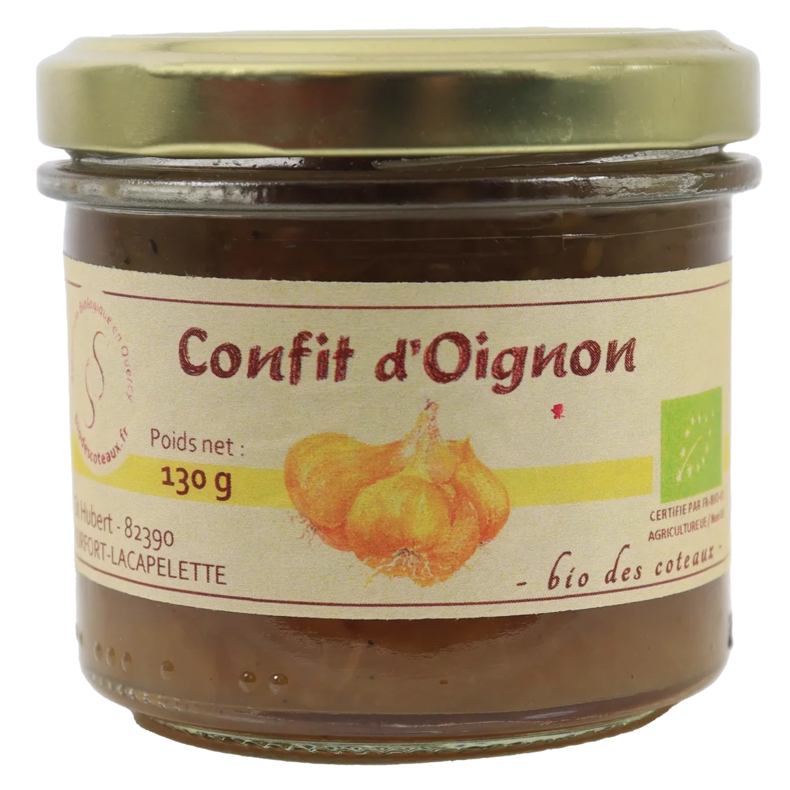 Confit d'oignon (Certifié AB) | Apéritif local - Un goût d'ici