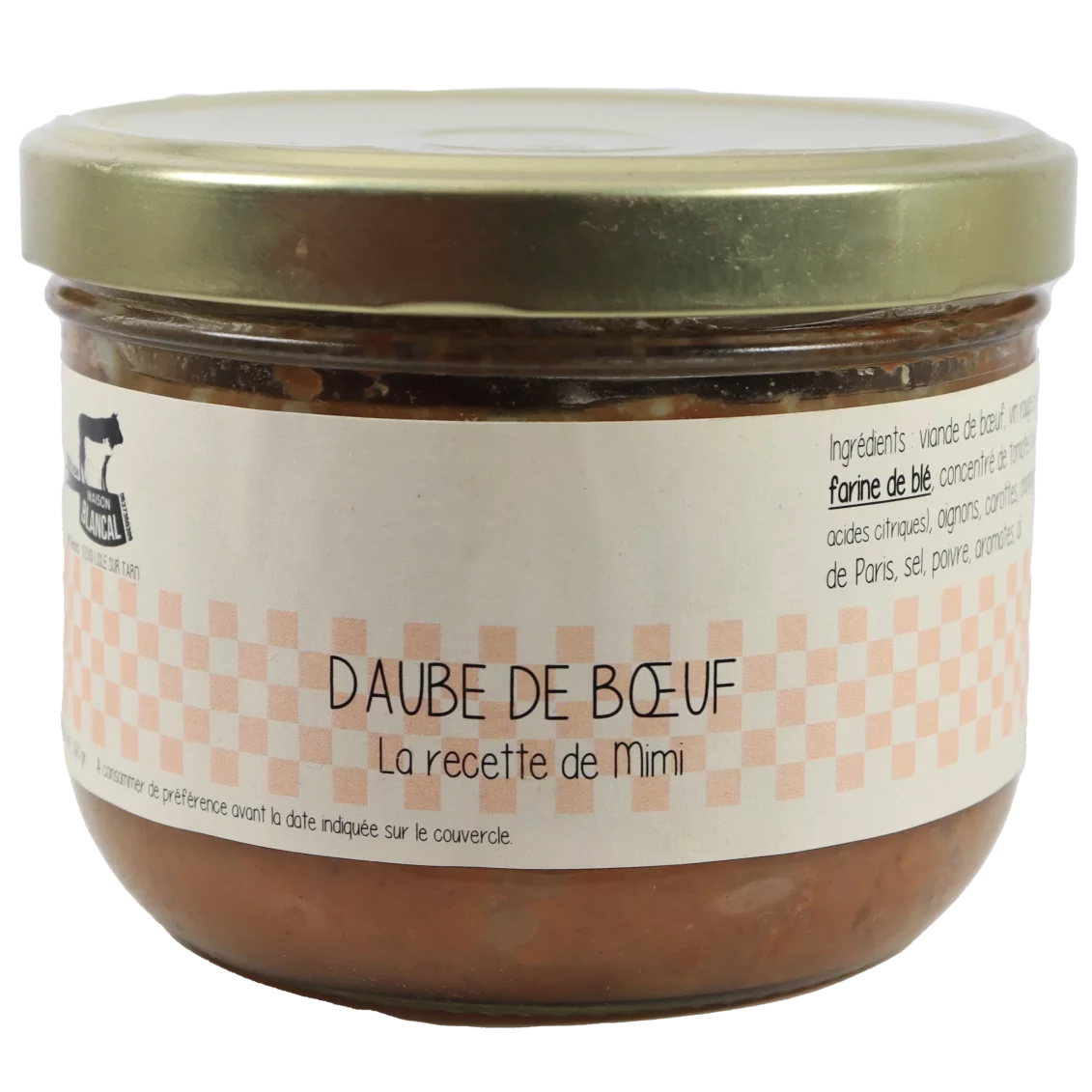 Daube de bœuf | Conserves de viande local - Un goût d'ici