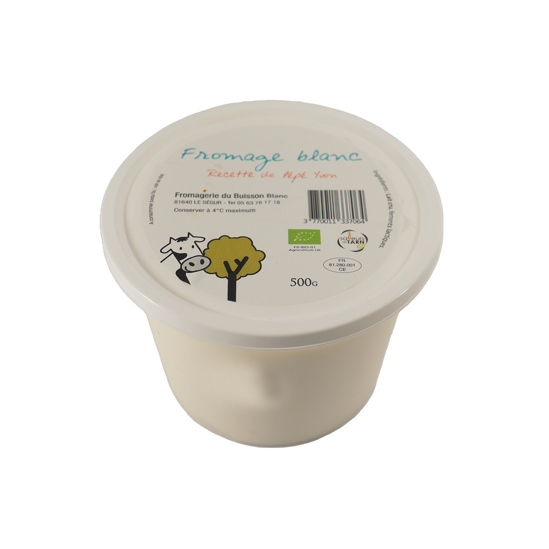 Fromage blanc battu (certifié AB) Fromage blanc battu (certifié AB)