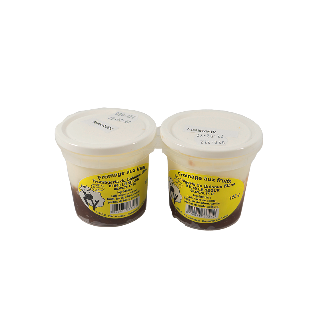 Fromage sur lit de marron Fromage sur lit de marron