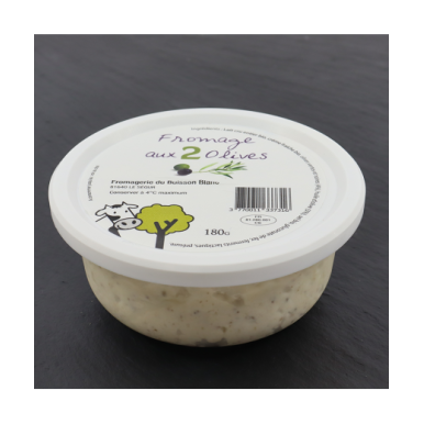 Fromage frais aux 2 olives