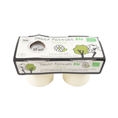 Yaourt nature (certifié AB)