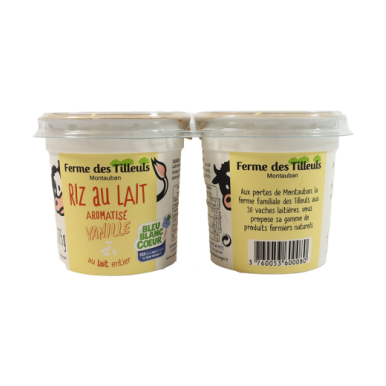 Riz au lait vanille