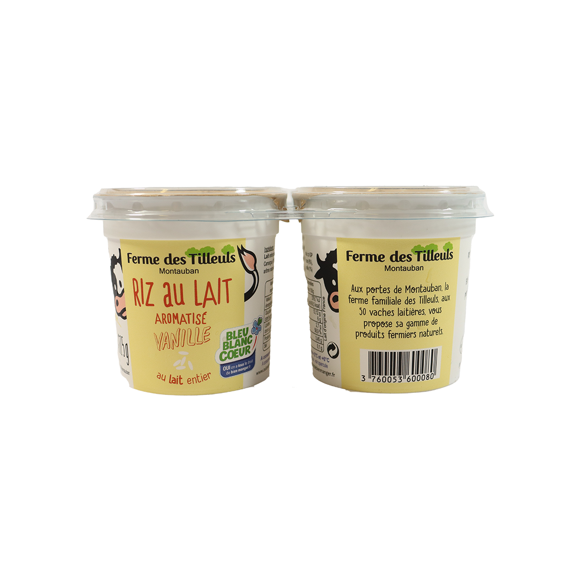 Riz au lait vanille Riz au lait vanille