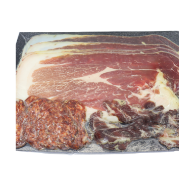 Porc noir - Assortiment de charcuteries tranchées