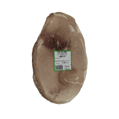 Porc noir - 2 tranches Jambon blanc (sans sel nitrité) | Porc Noir local - Un goût d'ici
