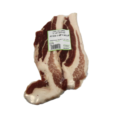 Porc noir - Poitrine Tranchée