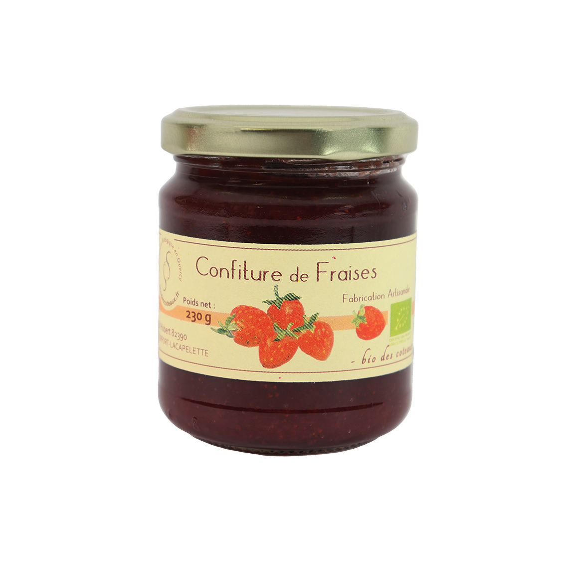 Confiture de fraises (Certifié AB)