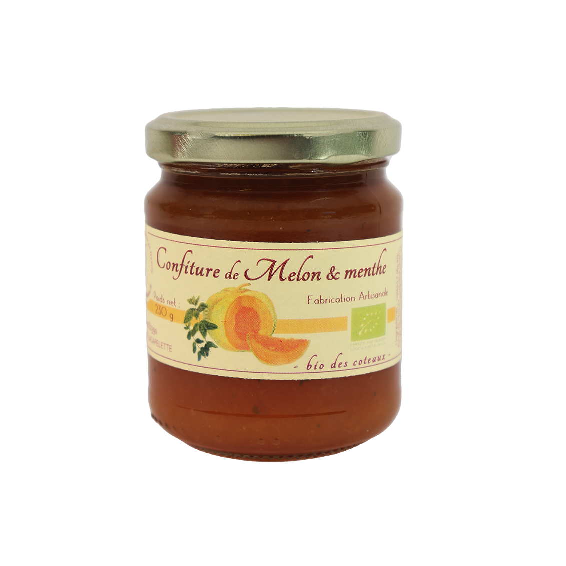 Confiture de melon - menthe (Certifié AB)