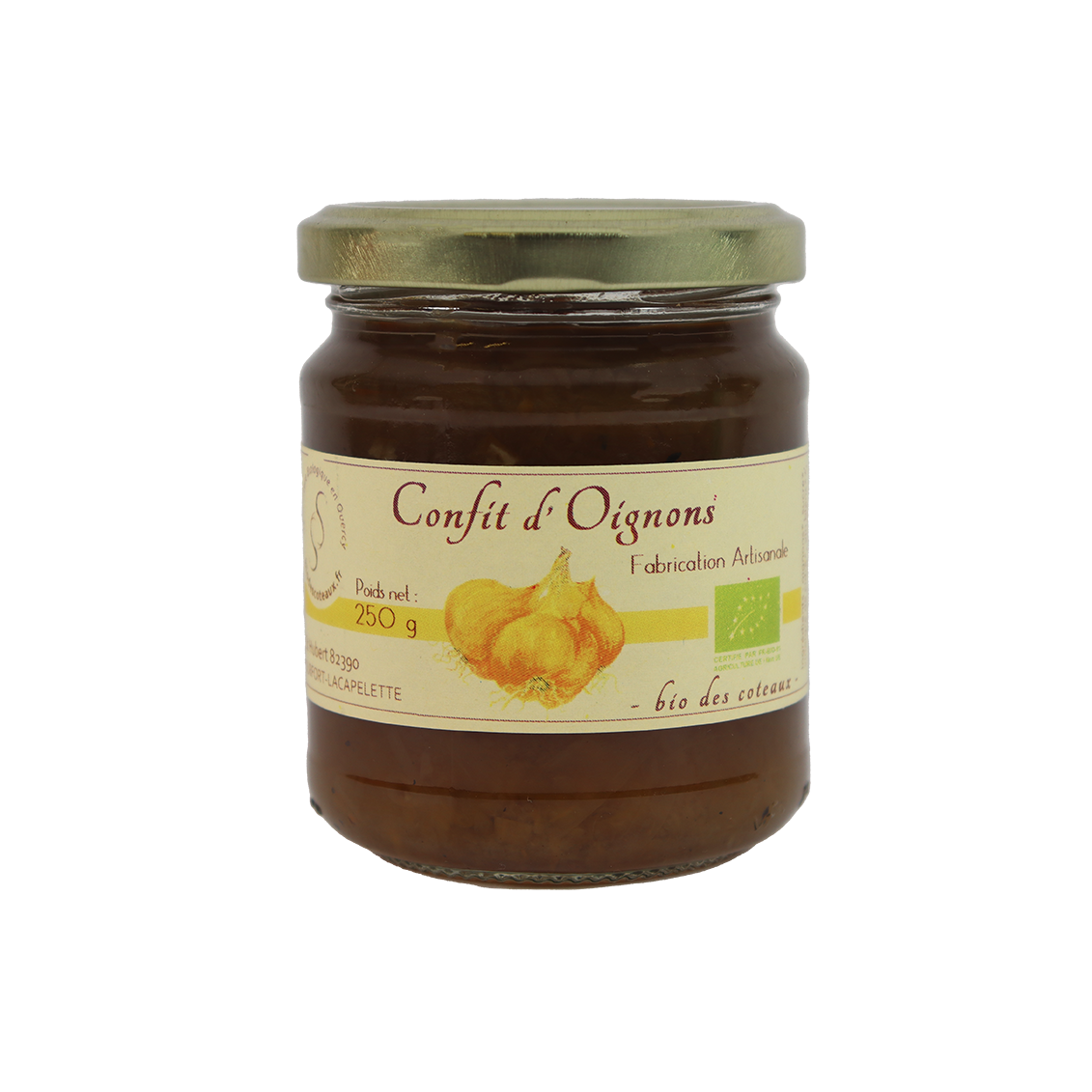 Confit d'oignon (Certifié AB)
