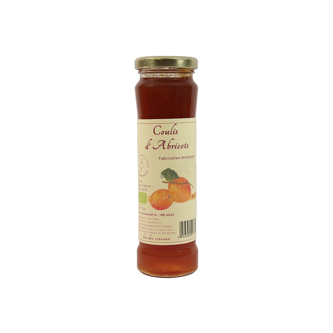 Coulis d'abricot (Certifié AB)