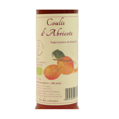 Coulis d'abricot (Certifié AB)