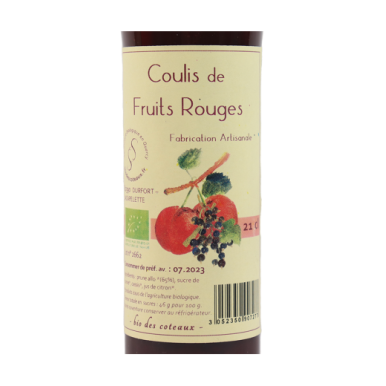 Coulis de prunes cassis (Certifié AB)