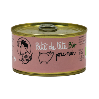 Pâté de tête de Porc Noir (certifié AB)