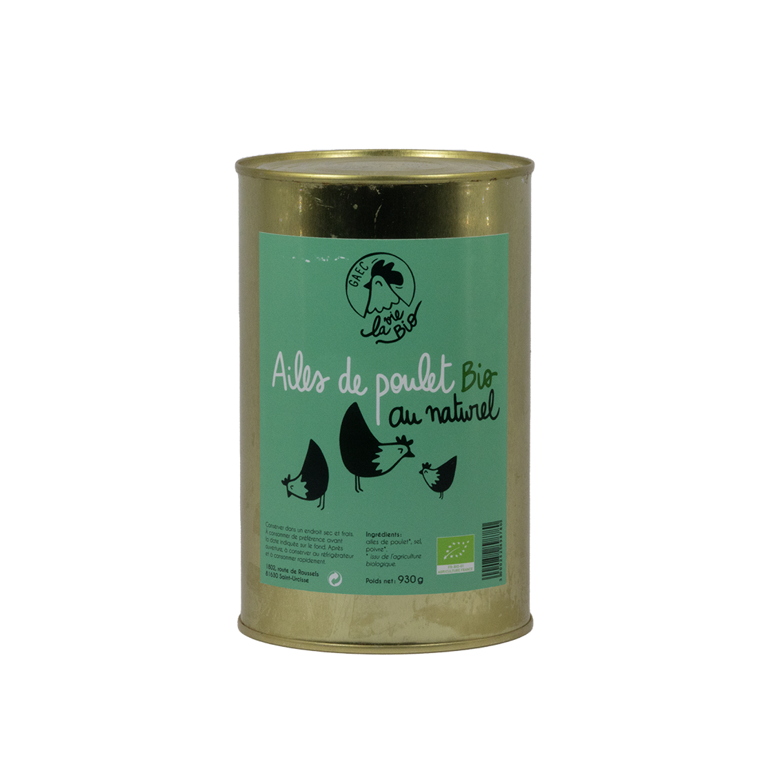 Ailes de Poulet (certifé AB)