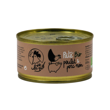 Pâté de Poulet / Porc Noir (certifé AB)