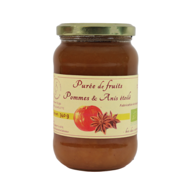 Purée de pomme anis étoilé (Certifié AB)