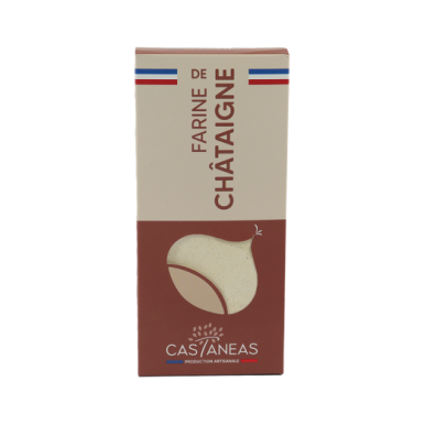 Farine de chataigne, moulue à  l'ancienne