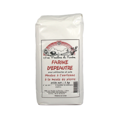 Farine d'épeautre, moulue à  l'ancienne