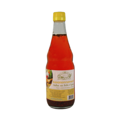 Assaisonement huileux aux herbes et épices