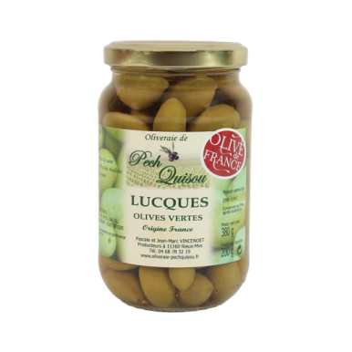 Olive lucques vertes | Apéritif local - Un goût d'ici