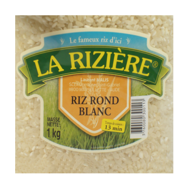 Riz rond blanc