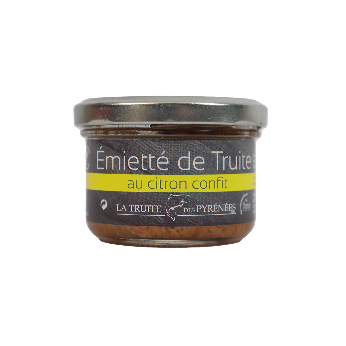 Emietté de truite au citron confit