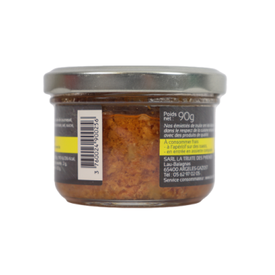 Emietté de truite au citron confit