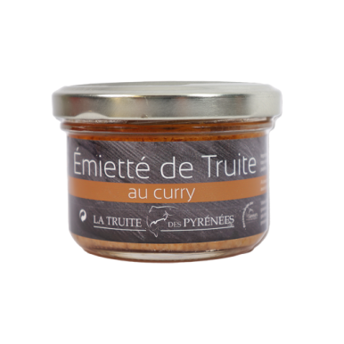 Emietté de truite au curry