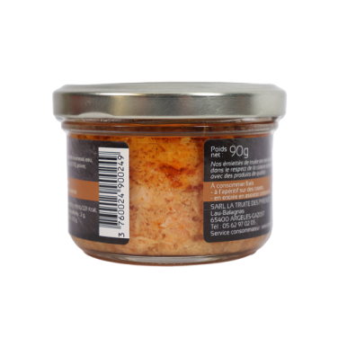 Emietté de truite au curry