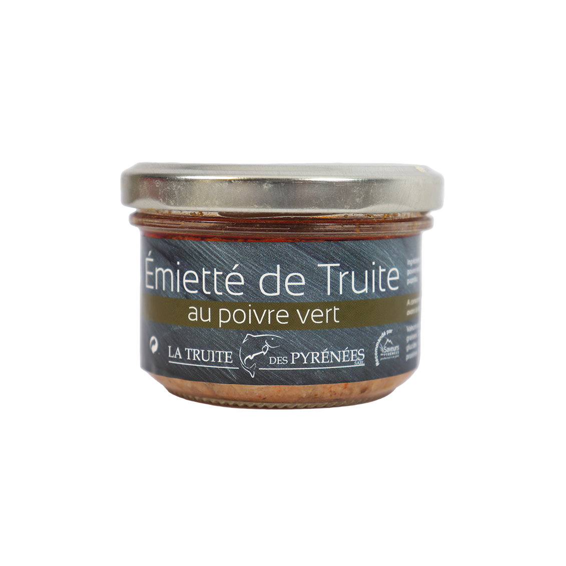 Emietté de truite au Poivre Vert