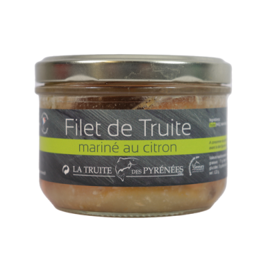 Filet de truite Mariné au citron