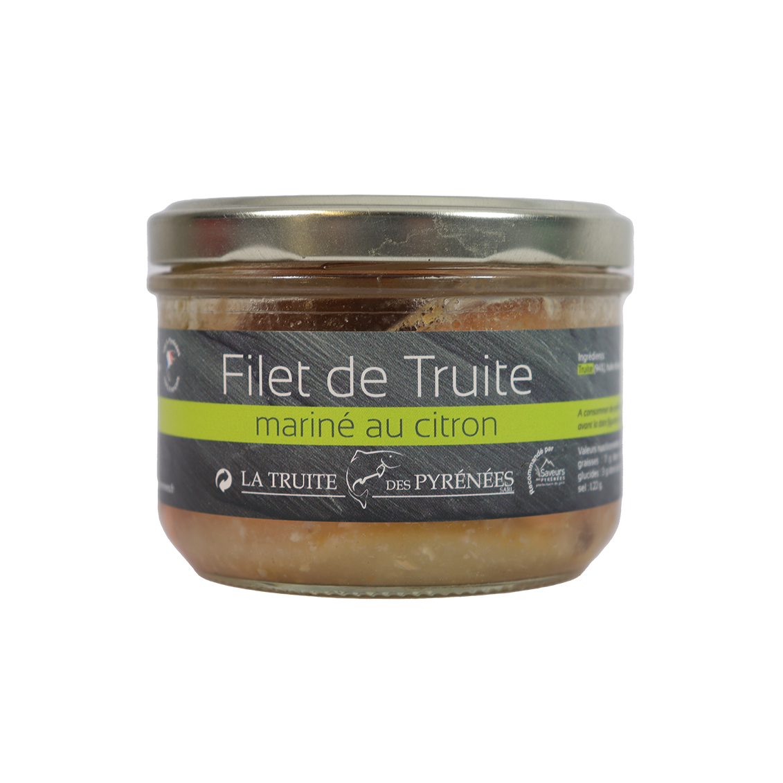 Filet de truite Mariné au citron