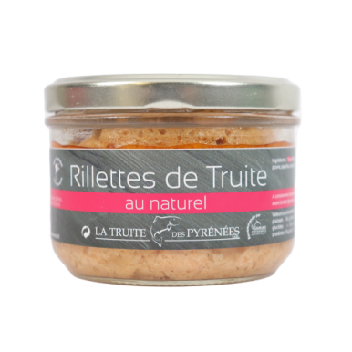Rillettes de truite au naturel