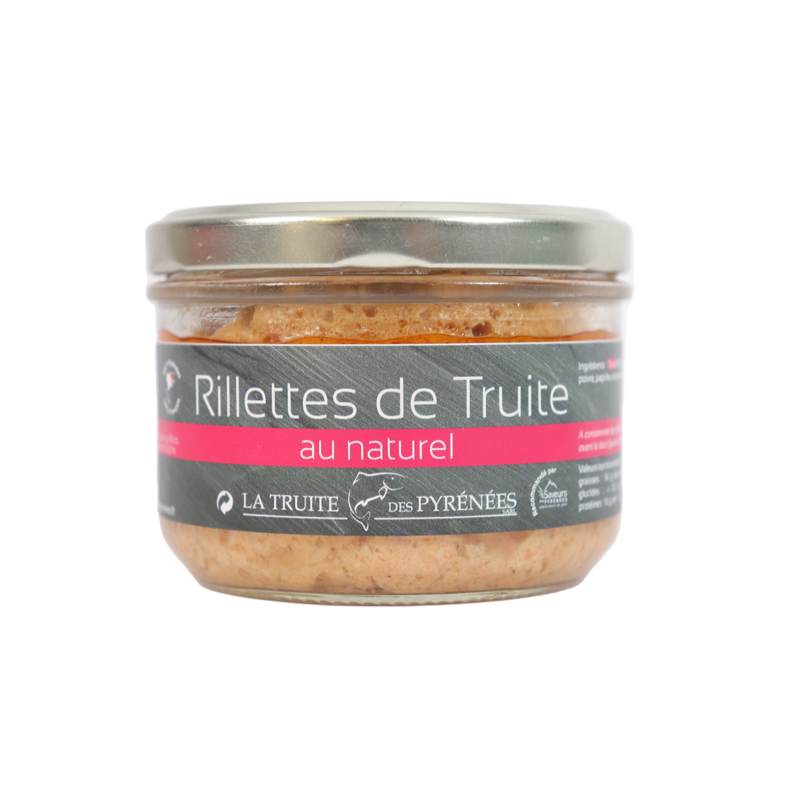Rillettes de truite au naturel