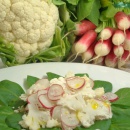 Salade Croquante radis et choux fleur