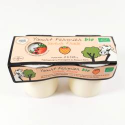 Un goût d'ici - Yaourt à la fraise (certifié AB) - 2*125g