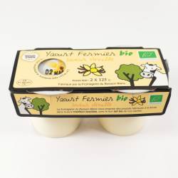 Un goût d'ici - Yaourt à la vanille (certifié AB) - 2*125g