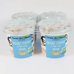 Un goût d'ici - Yaourt fermier nature sucré- 4*125g