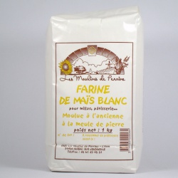 Un goût d'ici - Farine de Mais blanc, moulue à l'ancienne - 1Kg