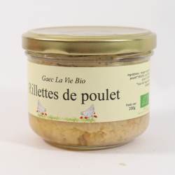 Un goût d'ici - Rillettes de Pur Poulet - 200g  (certifé AB)