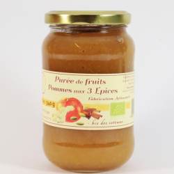 Un goût d'ici - Purée de pomme 3 épices - 340g (Certifié AB)