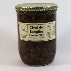 Un goût d'ici - Civet de Sanglier  - 750g 